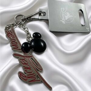 Disney Mickey Mouse Signature Keychain